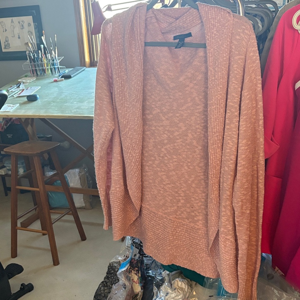 Kenneth Cole New York Blush Pink Cardigan